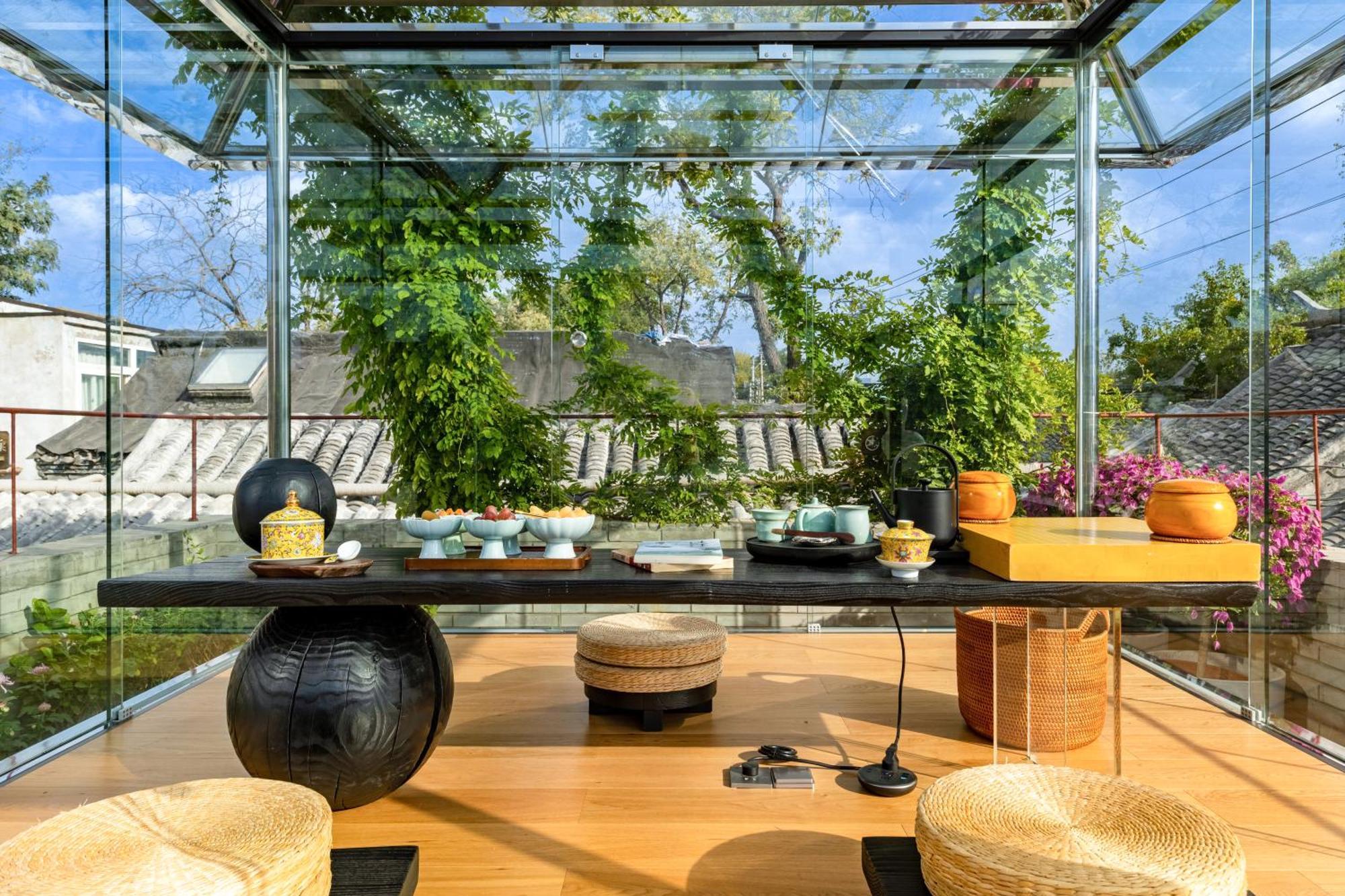Xinxiang Yayuan Beijing Sihe Courtyard With Sky Garden Terrace Near Tiananmen Square Forbidden City Wangfujing Pedestrian Street And The Subway ภายนอก รูปภาพ