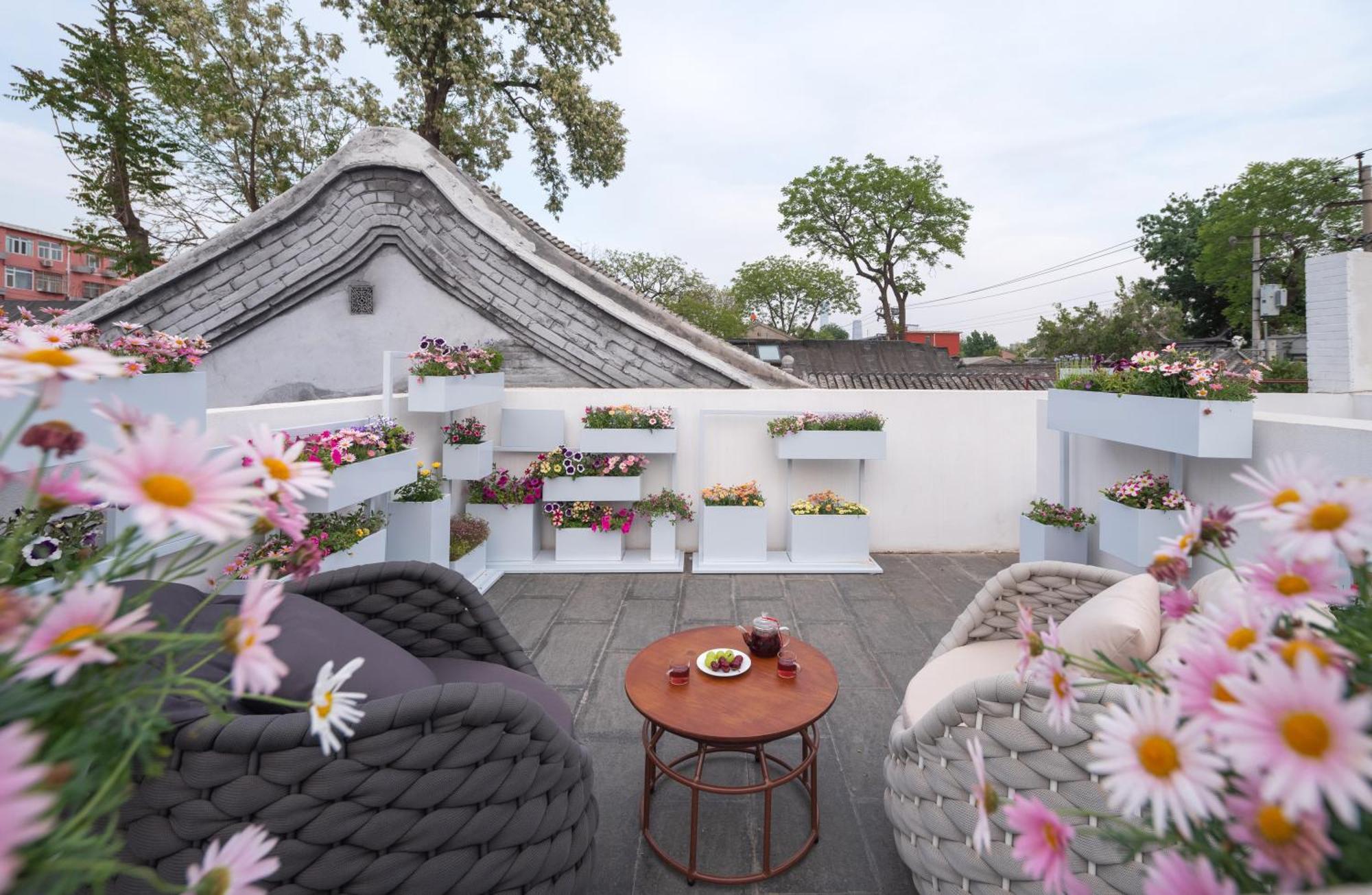 Xinxiang Yayuan Beijing Sihe Courtyard With Sky Garden Terrace Near Tiananmen Square Forbidden City Wangfujing Pedestrian Street And The Subway ภายนอก รูปภาพ