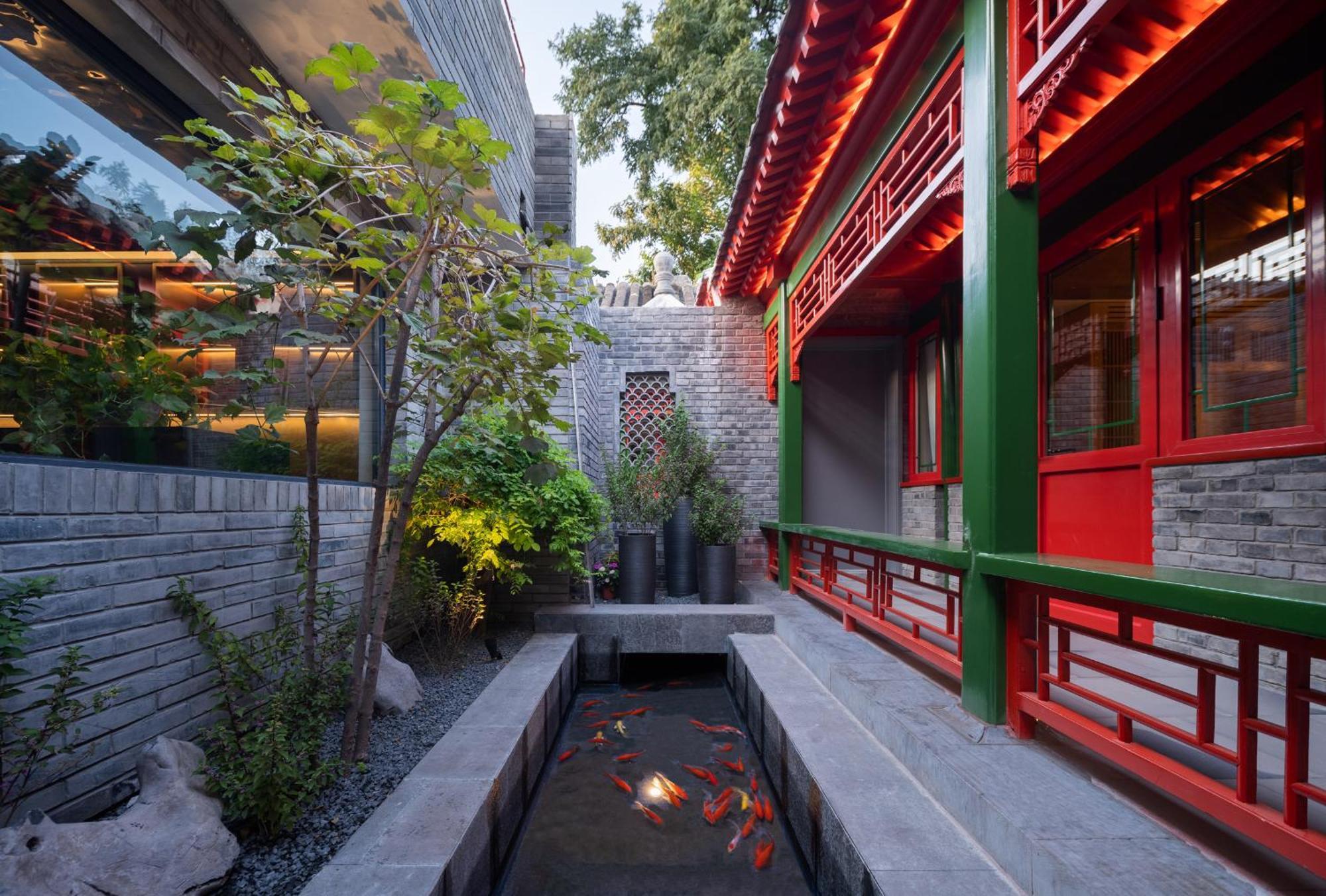 Xinxiang Yayuan Beijing Sihe Courtyard With Sky Garden Terrace Near Tiananmen Square Forbidden City Wangfujing Pedestrian Street And The Subway ภายนอก รูปภาพ