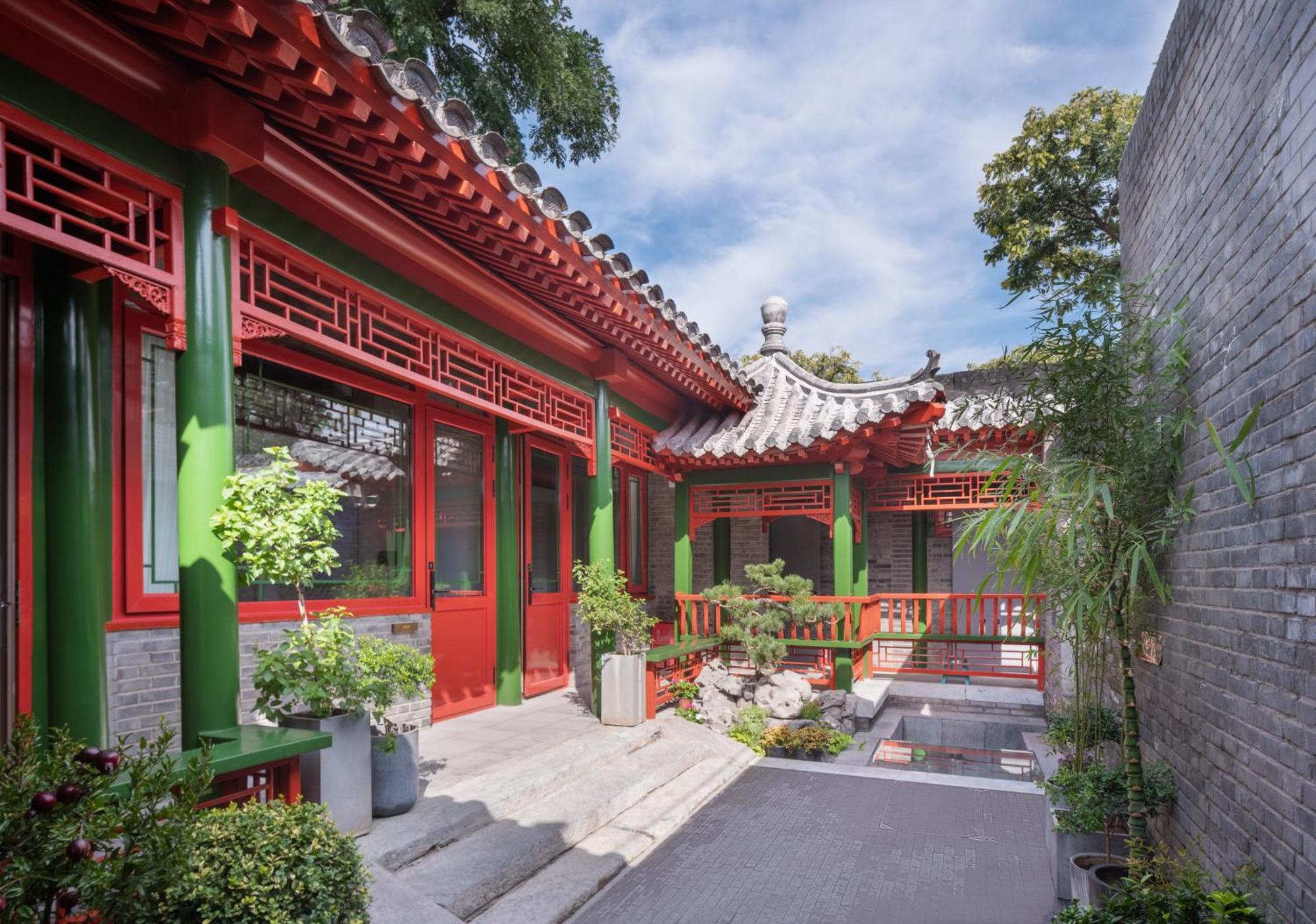 Xinxiang Yayuan Beijing Sihe Courtyard With Sky Garden Terrace Near Tiananmen Square Forbidden City Wangfujing Pedestrian Street And The Subway ภายนอก รูปภาพ
