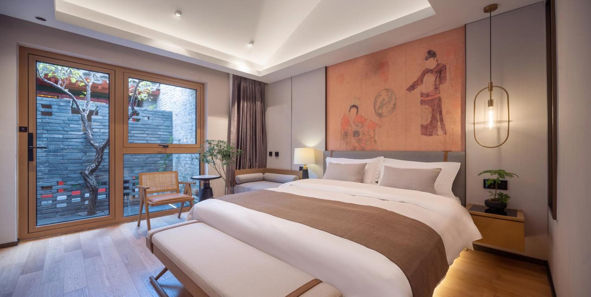 Xinxiang Yayuan Beijing Sihe Courtyard With Sky Garden Terrace Near Tiananmen Square Forbidden City Wangfujing Pedestrian Street And The Subway ภายนอก รูปภาพ