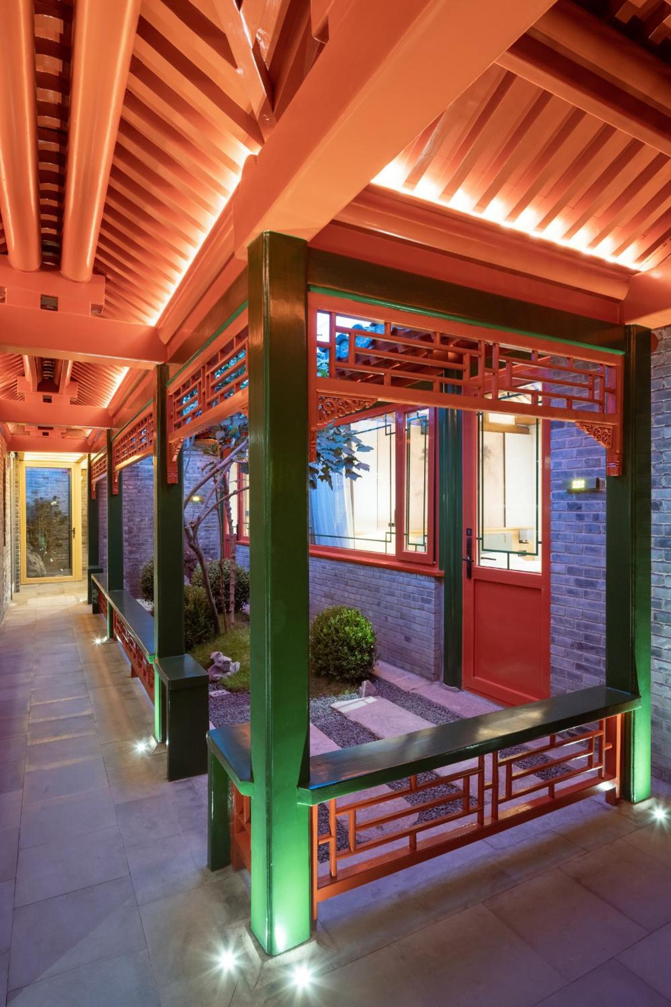 Xinxiang Yayuan Beijing Sihe Courtyard With Sky Garden Terrace Near Tiananmen Square Forbidden City Wangfujing Pedestrian Street And The Subway ภายนอก รูปภาพ