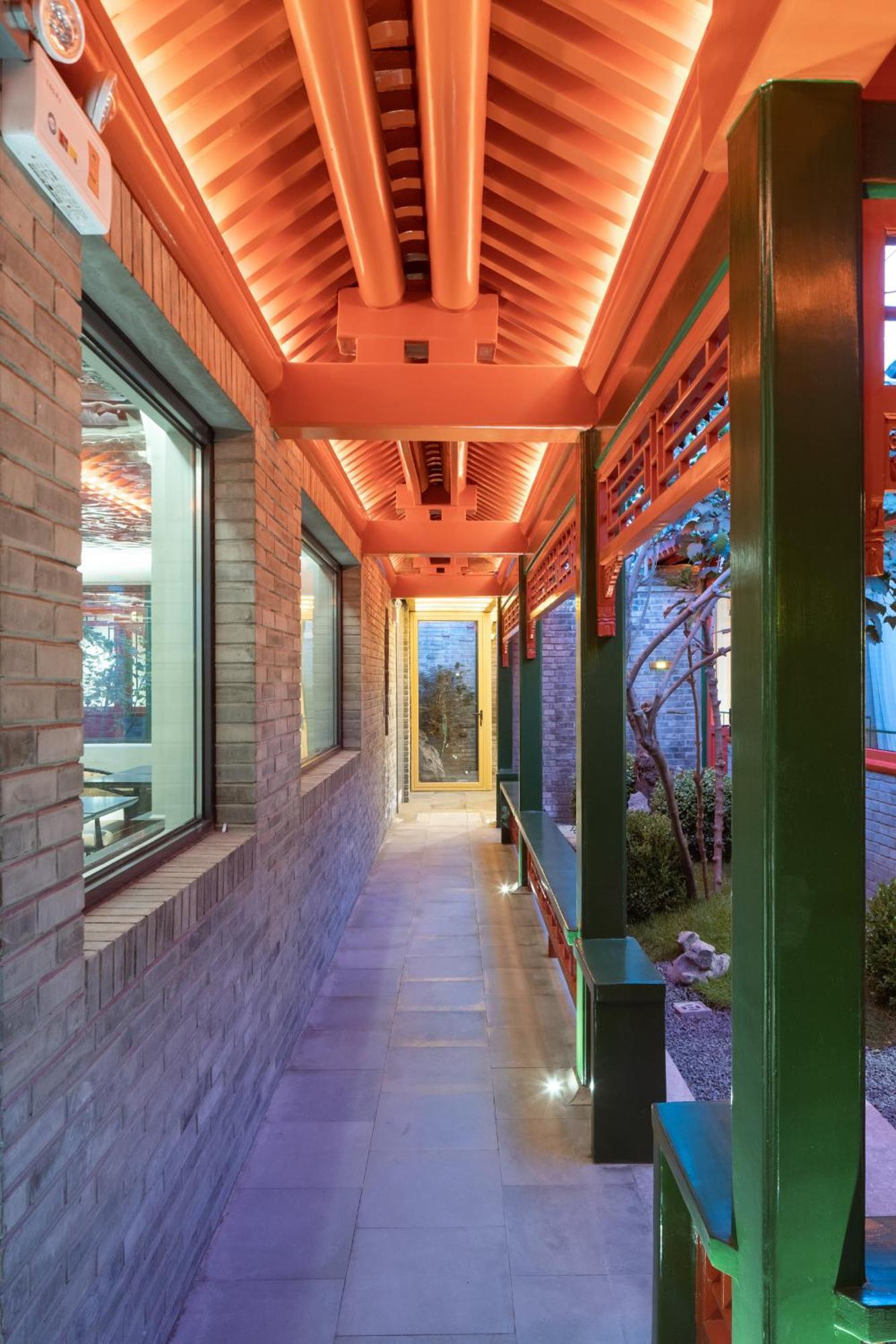 Xinxiang Yayuan Beijing Sihe Courtyard With Sky Garden Terrace Near Tiananmen Square Forbidden City Wangfujing Pedestrian Street And The Subway ภายนอก รูปภาพ