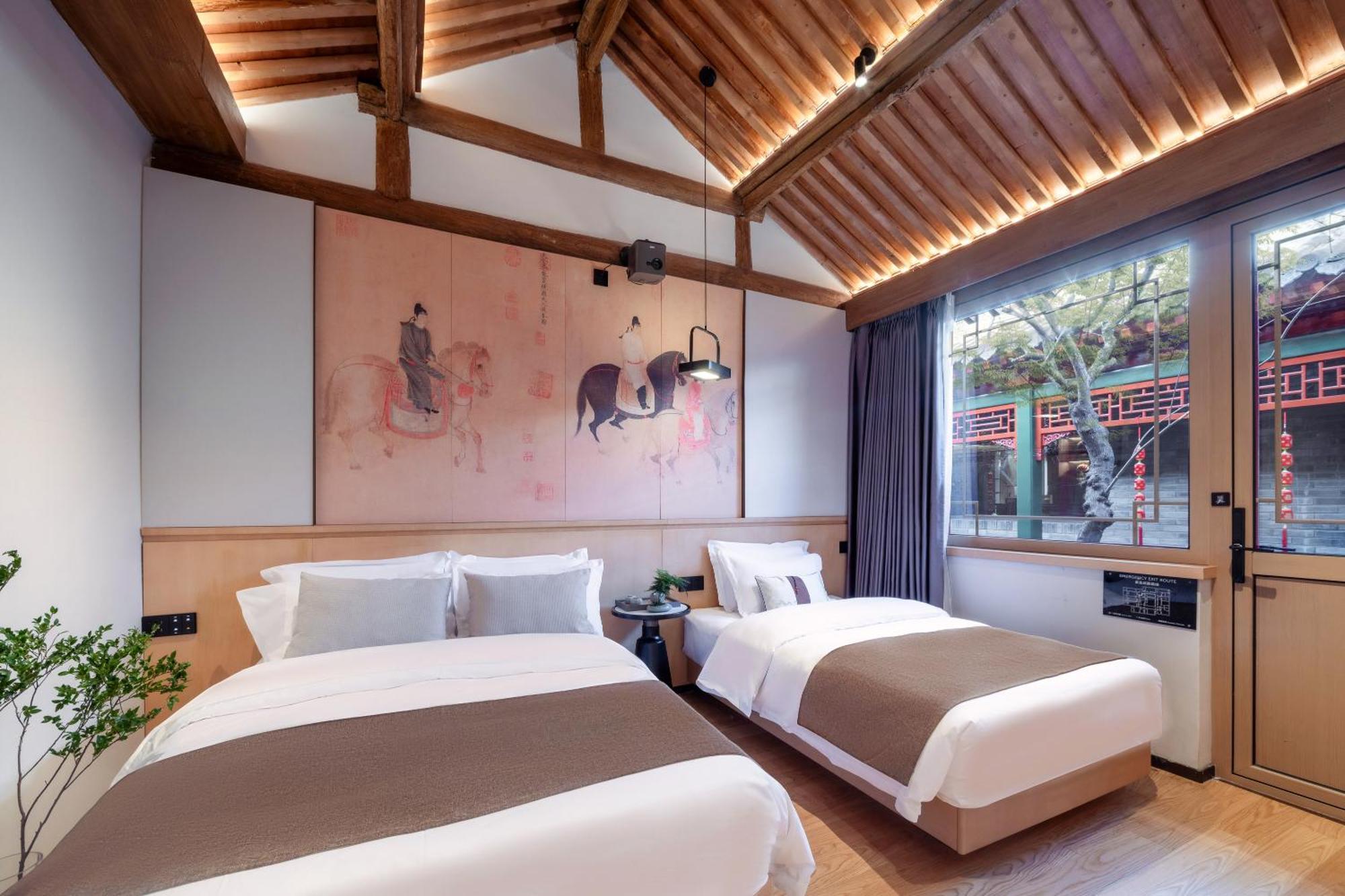 Xinxiang Yayuan Beijing Sihe Courtyard With Sky Garden Terrace Near Tiananmen Square Forbidden City Wangfujing Pedestrian Street And The Subway ภายนอก รูปภาพ